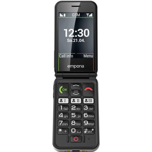 Emporia SIMPLICITYglam white - feature phone - 64 MB - GSM