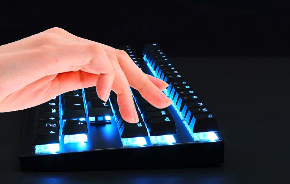 Trådløst mekanisk tastatur Motospeed GK82 2.4G (red switch)