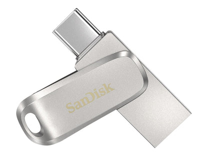 SanDisk Ultra Dual Drive Luxe 1TB USB 3.1 Gen 1 / USB-C Sølv