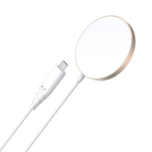 Choetech magnetisk trådløs oplader 15W MagSafe til iPhone 12/13/14 guld (T518-F-GO)