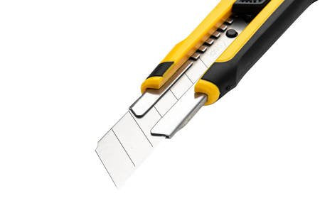 Hoppykniv 25mm SK4 Deli Tools EDL025 (gul)