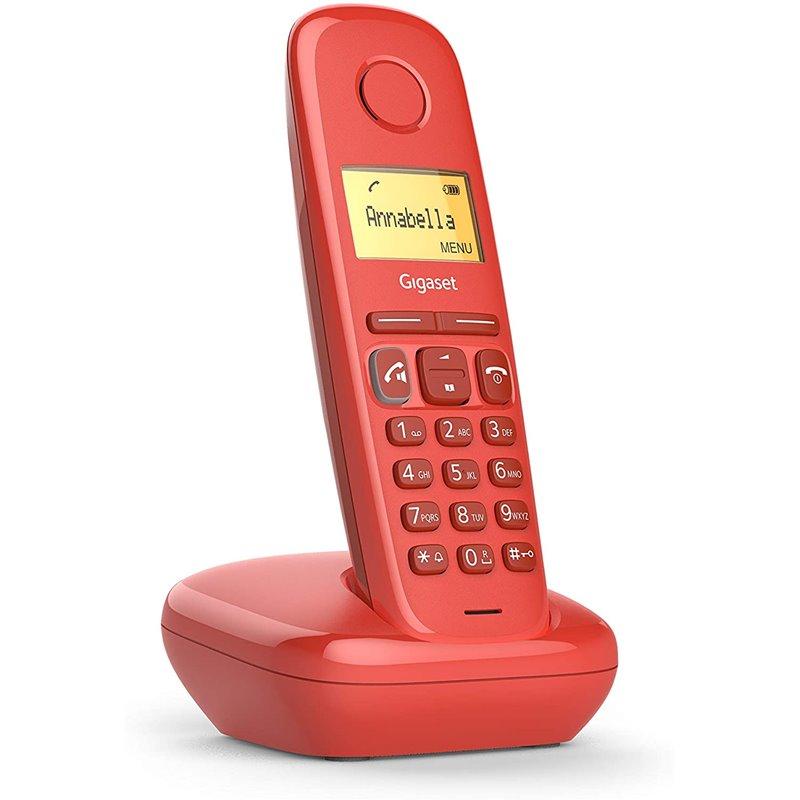 Gigaset A270 Trådløs telefon Ingen nummervisning Rød