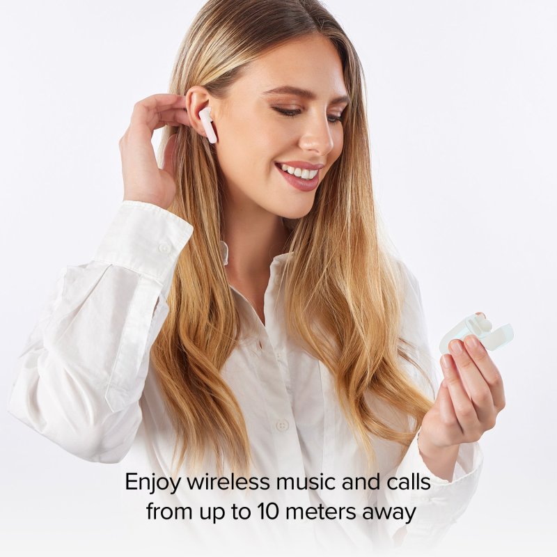 Nubox - True Wireless Stereo semi in-ear hovedtelefoner