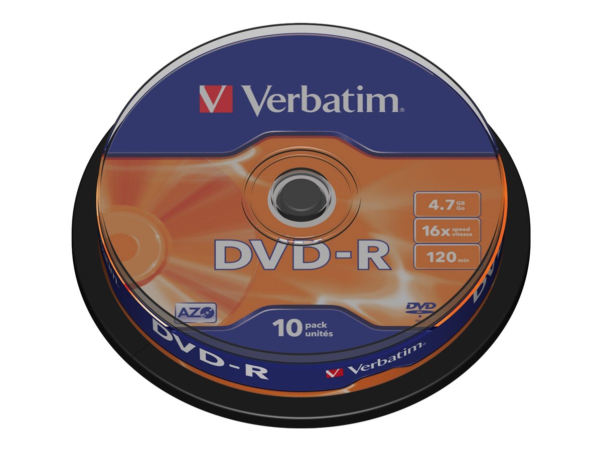 Verbatim 10x DVD-R –