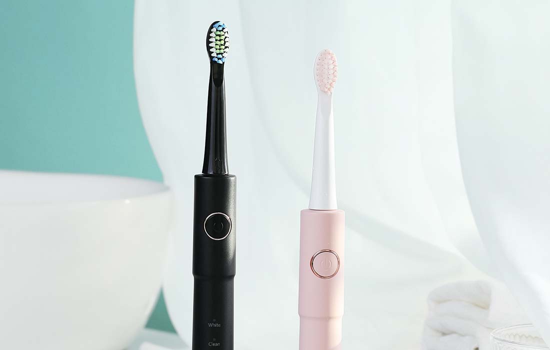 Sonic tandbørster med hovedsæt FairyWill E11 (sort og pink)