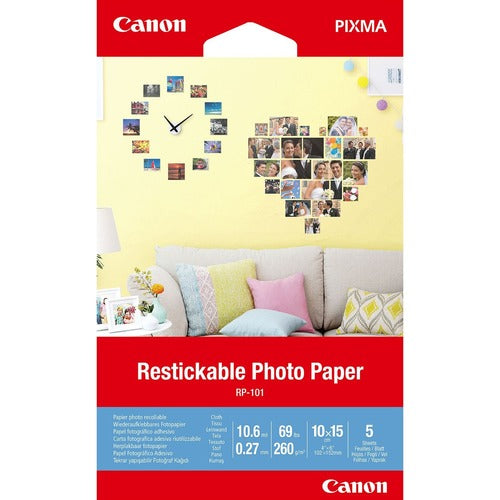 Canon Paper RP-101 / 3635C002 Restickable 10x15cm - 5 sheets