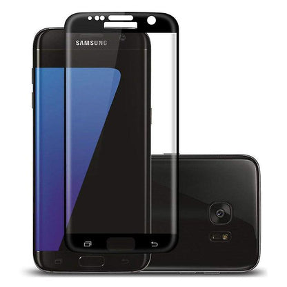 Samsung Galaxy S7 Edge Full Cover Screen Protector 9D hærdet glas (Bulk)