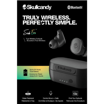SKULLCANDY Hovedtelefon Sesh EVO True Wireless In-Ear Sort