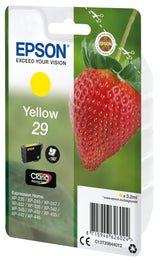 Epson Strawberry C13T29844012 blækpatron 1 stk Original Standard udbytte Gul