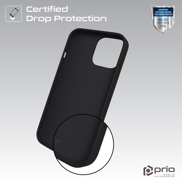 prio Liquid Silicone Case for iPhone 11 black