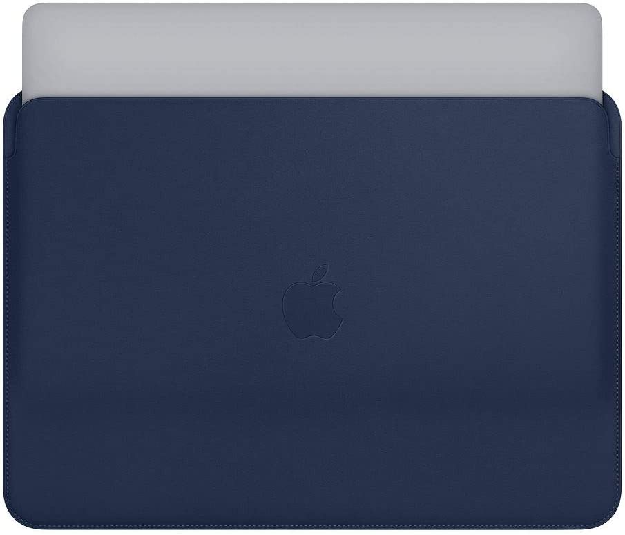Apple MacBook Pro/Air 13" Leather Sleeve Midnight Blue