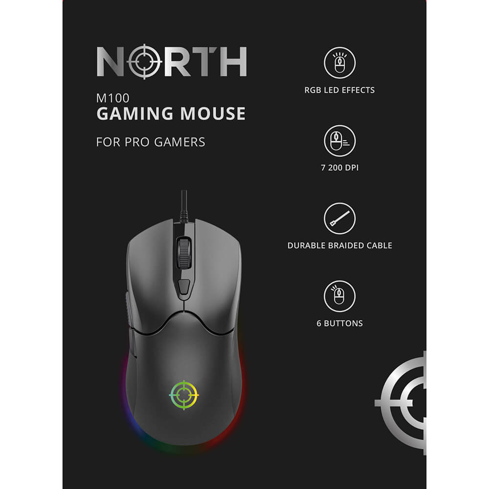 NORTH Gaming Mouse M100 RGB