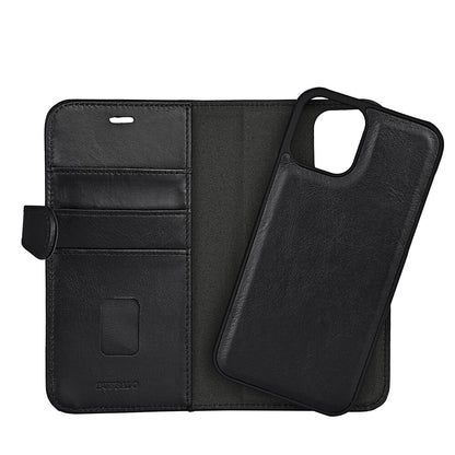 Wallet Læder iPhone 12/12 Pro Sort