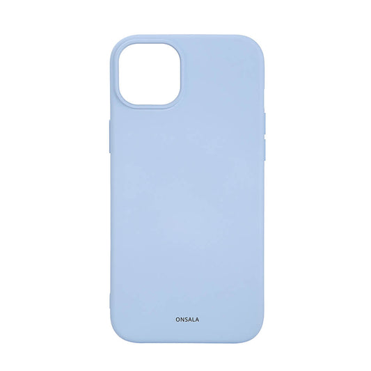 ONSALA Bagside Sil Touch Genbrugt MagSerie iPhone 15 Plus Lyseblå