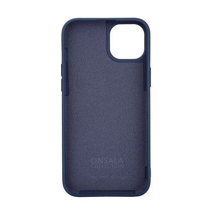 ONSALA Bagside Sil Touch Genbrugt MagSerie iPhone 15 Plus Mørkeblå
