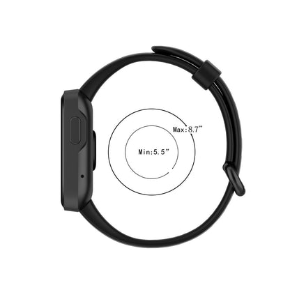 Xiaomi Mi Watch Lite / Redmi Watch - Silikone rem 21.5 mm - Sort