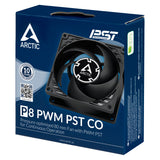 ARCTIC P8 PWM PST CO Computerkabinet Ventilator 8 cm Sort