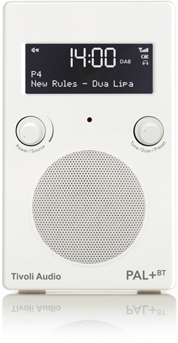 Tivoli Audio Classic PAL+ BT DAB+ og FM Radio med Bluetooth - HVID