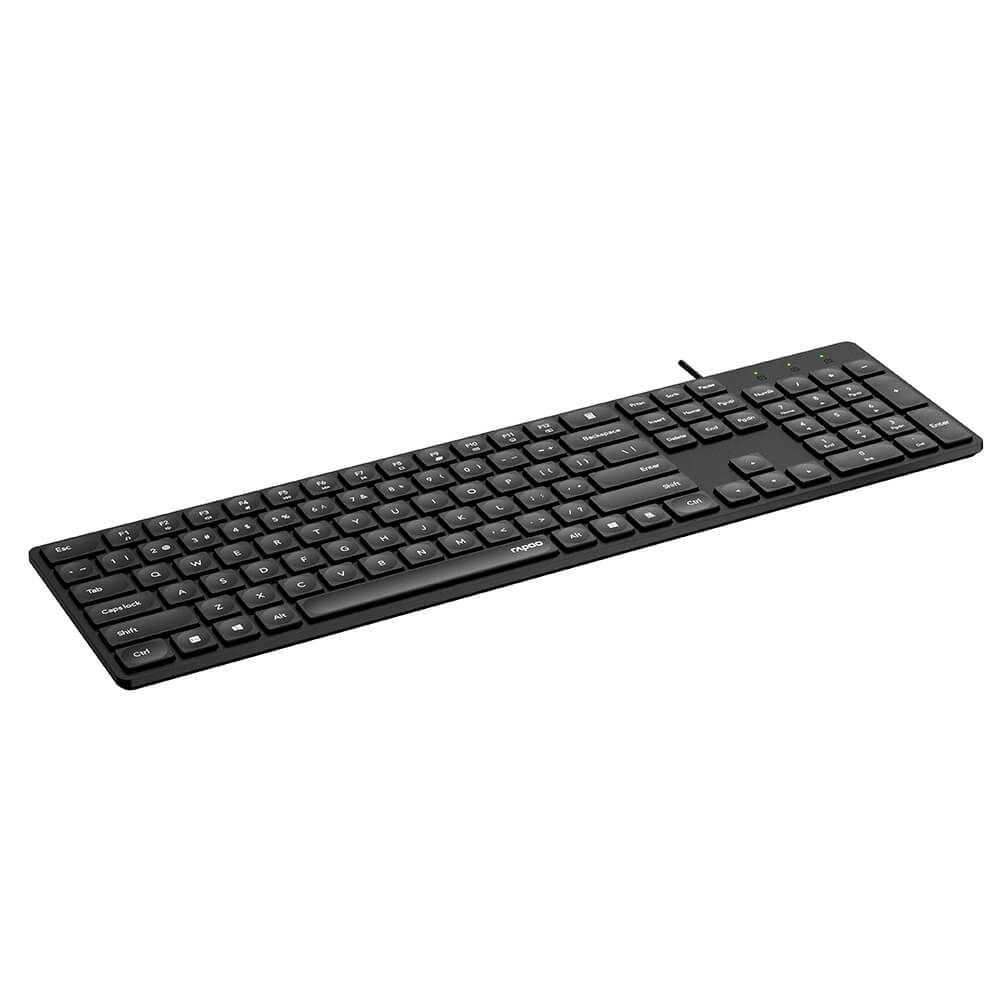Keyboard NK8020 USB-kablet Sort