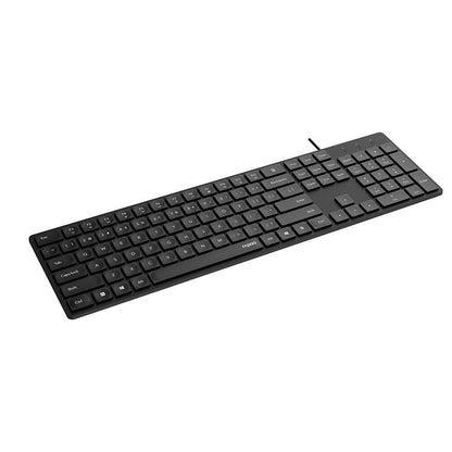 Keyboard NK8020 USB-kablet Sort