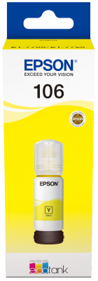 T106 EcoTank Yellow Ink bottle