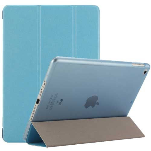 Trifold Etui i PU Læder til iPad Air 9.7" - Blå