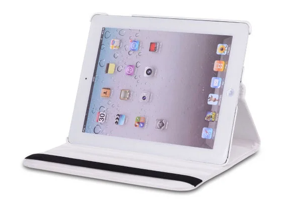 iPad Mini 2 & 3 – 360° Roterende Cover. Hvid.