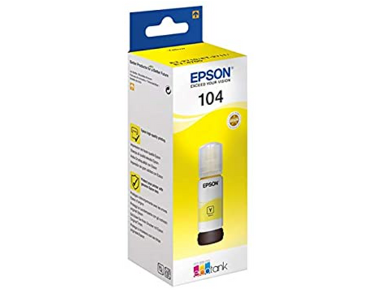 Epson 104 - Blækopfyldningsflaske til ECO-Tank - Gul