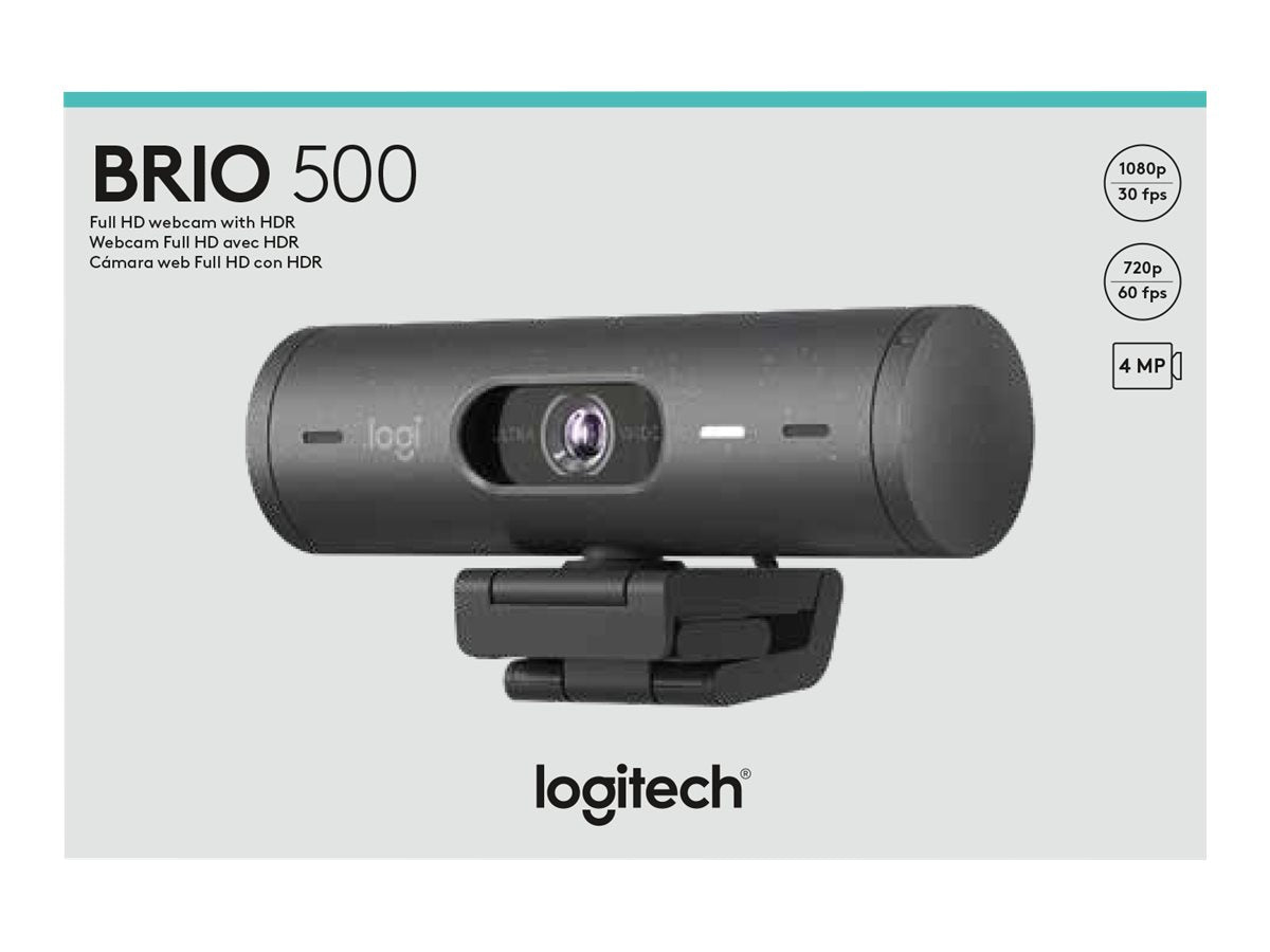 Logitech BRIO 500 1920 x 1080 Webcam