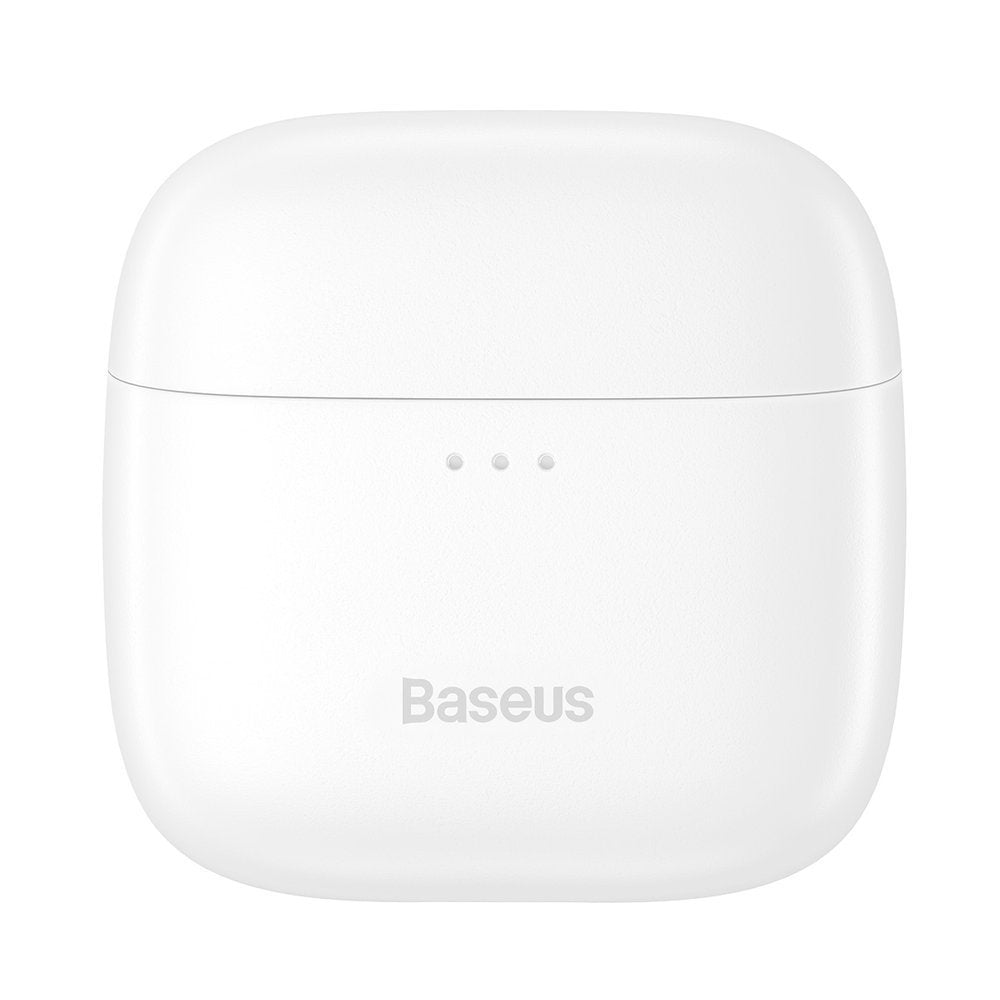 Baseus E8 Wireless Bluetooth 5.0 TWS øretelefoner Vandtætte IPX5 Hvid