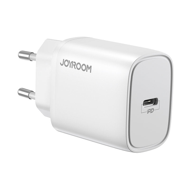 Joyroom Hurtig USB Type C PD-oplader 20W EU-stik Hvid (L-P201)