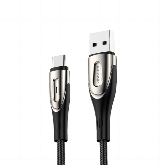 Joyroom Sharp Series hurtigopladningskabel USB-A - USB-C 3A 3m