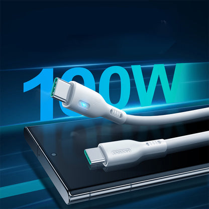 USB C - USB C cable 100W 1.2m Joyroom S-CC100A13 - white