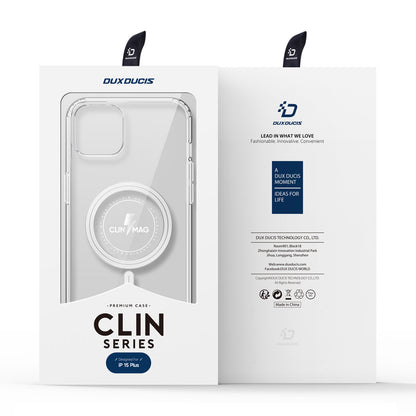 iPhone 15 Plus etui med MagSafe Dux Ducis Clin - Gennemsigtig
