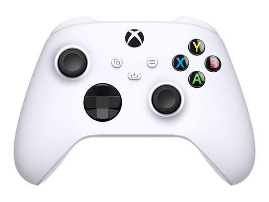 Microsoft Xbox Wireless Controller Gamepad PC Microsoft Xbox Series X Microsoft Xbox One Microsoft Xbox One S Microsoft Xbox One X Sort Hvid