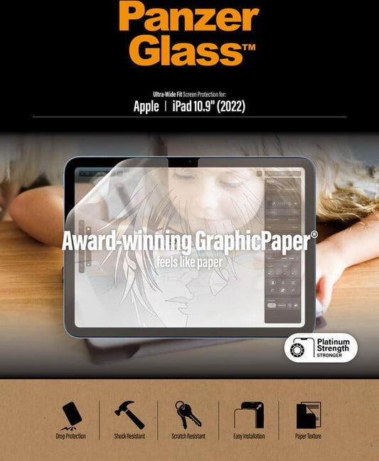 PanzerGlass GraphicPaper iPad 10.9'' (2022) - Paper Feel UWF