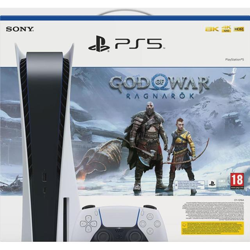 PlayStation 5 Console Standard Edition 825 GB DISC model – God of War Ragnarök Bundle