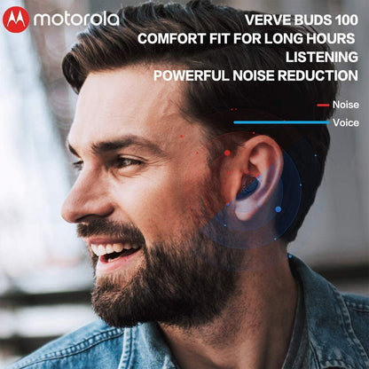 Motorola Vervebuds 100 TWS in-ear - Sort