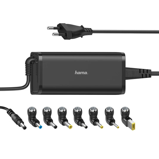 HAMA Notebook Strømforsyning Universal 100-240V 15-19V/90W 8x Adaptere
