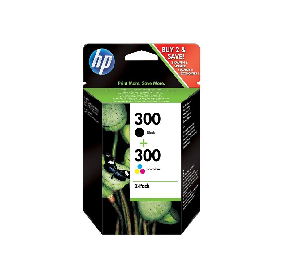 HP 300 - Multipakke - Sort & Farve
