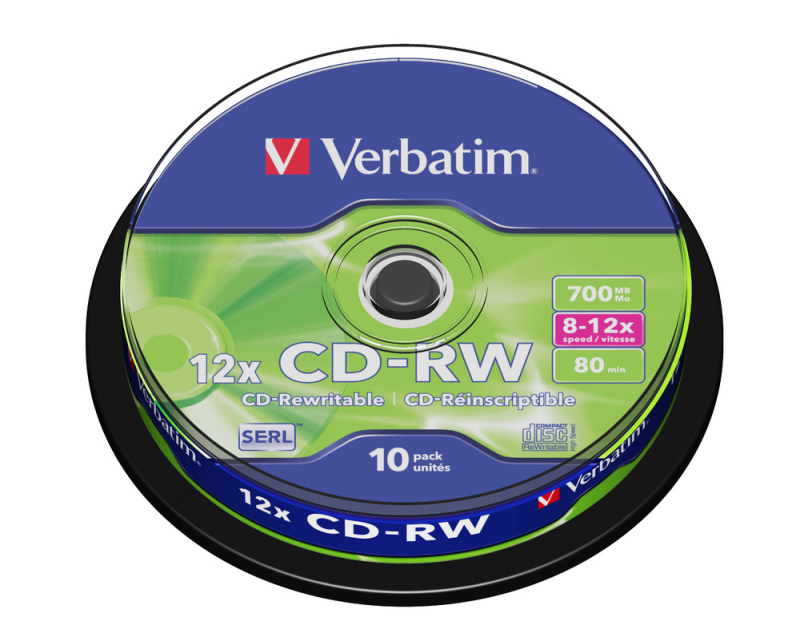 Verbatim CD-RW (80min) 700MB x12