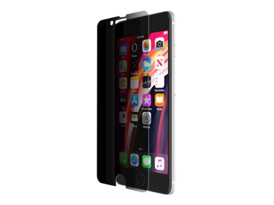 Belkin ScreenForce InvisiGlass Ultra - Skærmbeskytter for mobiltelefon - med fortrolighedsfilter - for Apple iPhone 6, 6s, 7, 8, SE (2. generation)