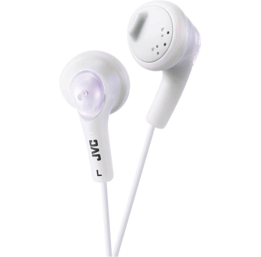 JVC In Ear Gumy Headphones. White