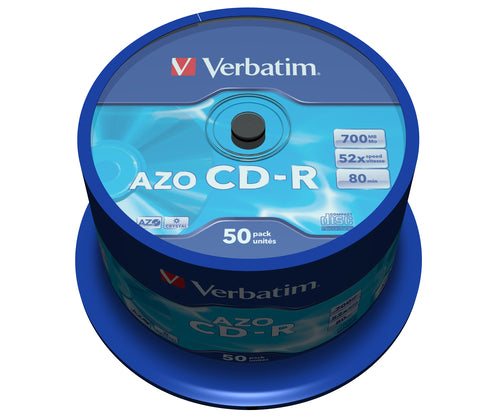 Verbatim CD-R AZO Crystal 700 MB 50 stk