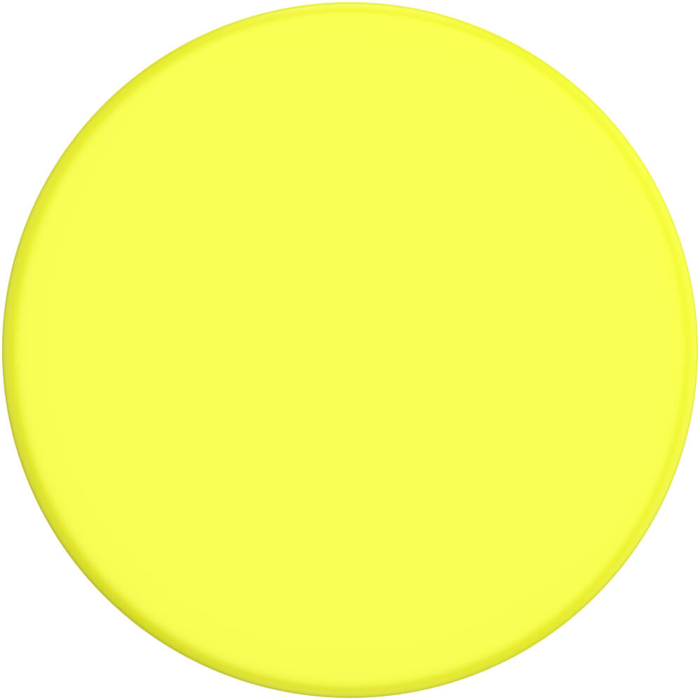 POPSOCKETS Neon Jolt Yellow Aftageligt Greb m. Standerfunktion
