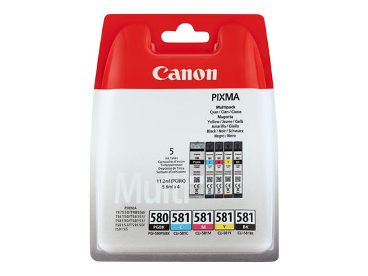 Canon CLI 581 BK/ Multi Pack Sort Gul Cyan Magenta.