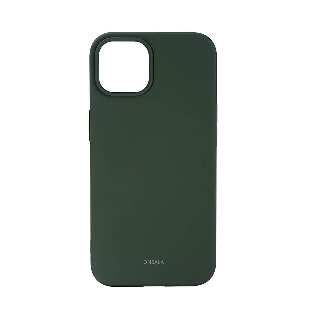 Mobilcover Silikone Olivengrøn - iPhone 13/14