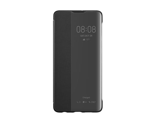 Huawei P30 Case Smart View Flip Cover - Black