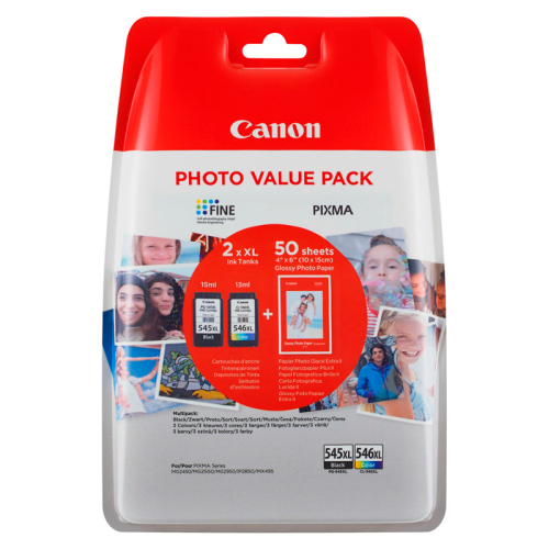Canon PG-545 XL/CL-546 XL/Paper Multipack - Ink Cartridge
