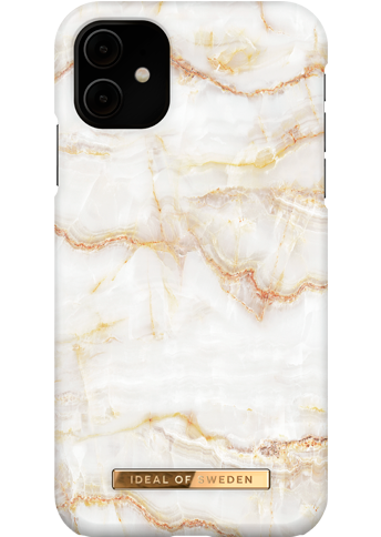 iDeal Fashion Case iPhone XR/11 Golden Pearl Marble